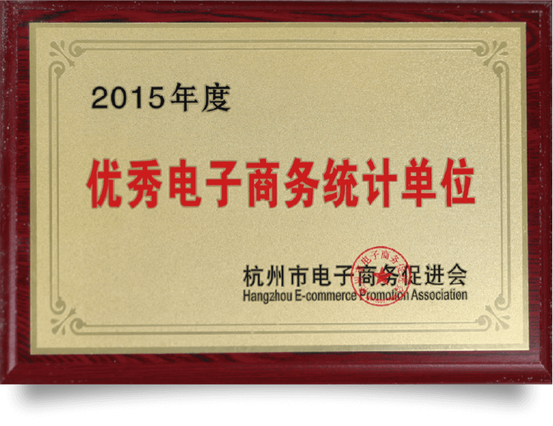 2015优秀电子商务统计单位